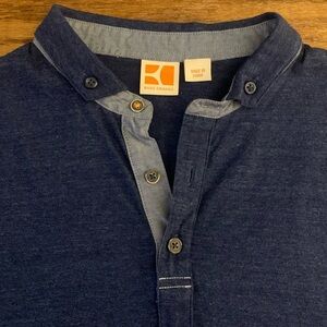 BOSS ORANGE SS BD 3 Button Blue on Blue Polo